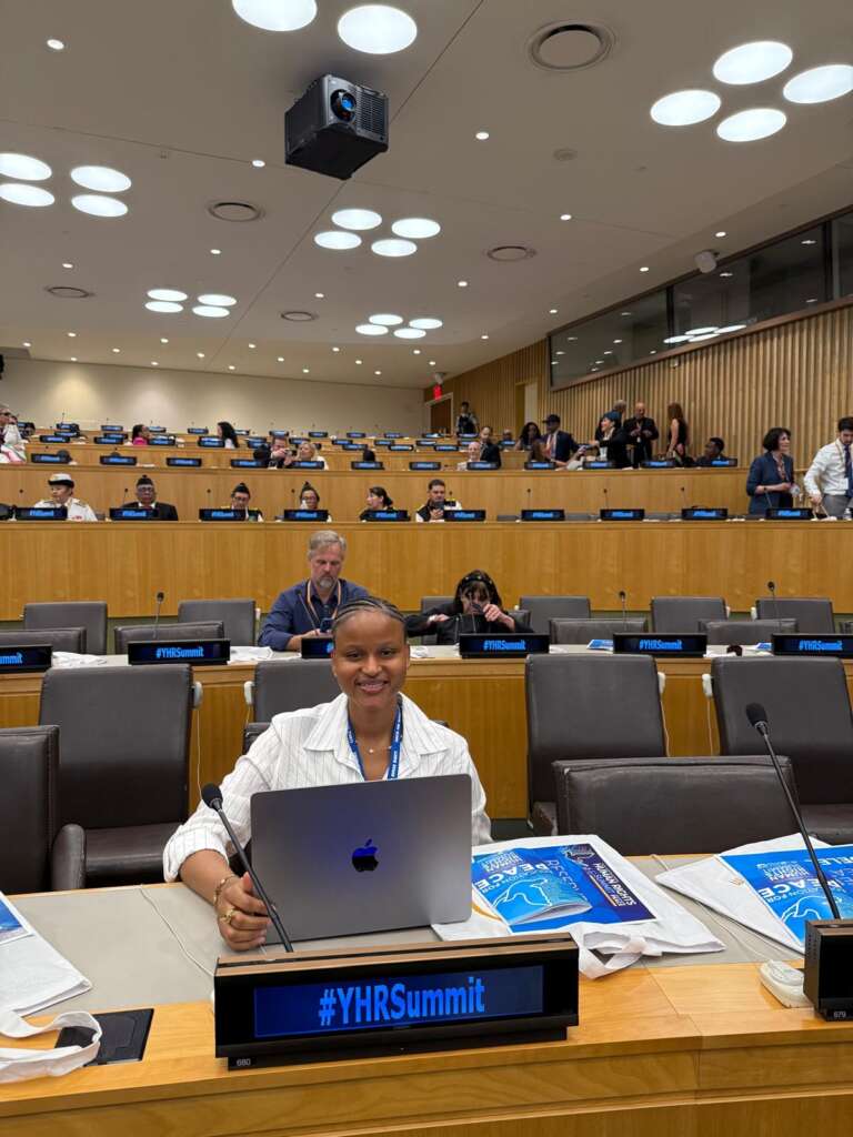 The Institute of Public Policy and Diplomacy Research representative at the 2025 Human Rights Summit in New York city at the UN