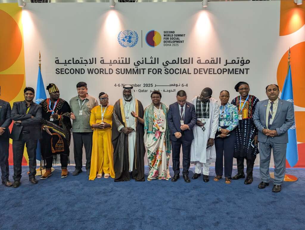 The Institute of Public Policy and Diplomacy Research at the Second World Summit for Social Development 2025 in Doha, Qatar.
